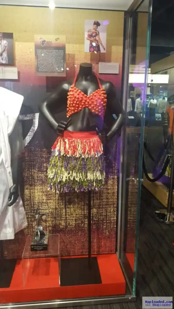 Yemi Alade’s “Johnny” Music Video Costume Displayed at The Grammy Museum